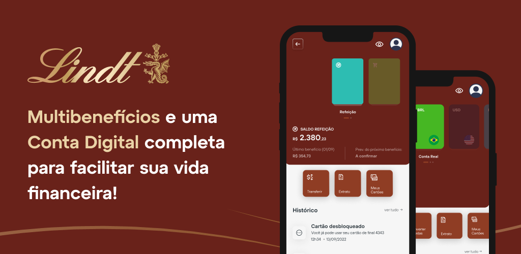 App hiperpersonalizado da Gestão de Pessoas Lindt desenvolvido pela Biz