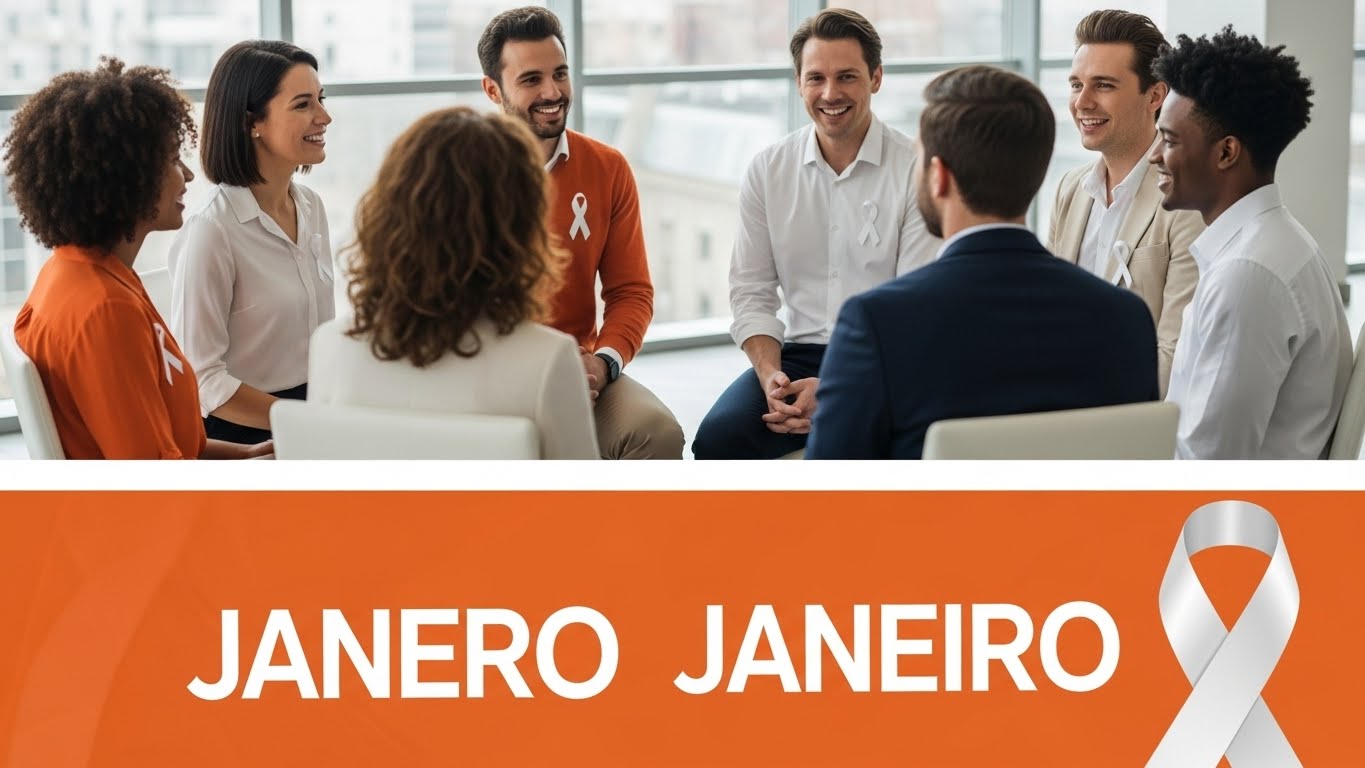 Janeiro Branco no RH com ações de saúde mental no trabalho