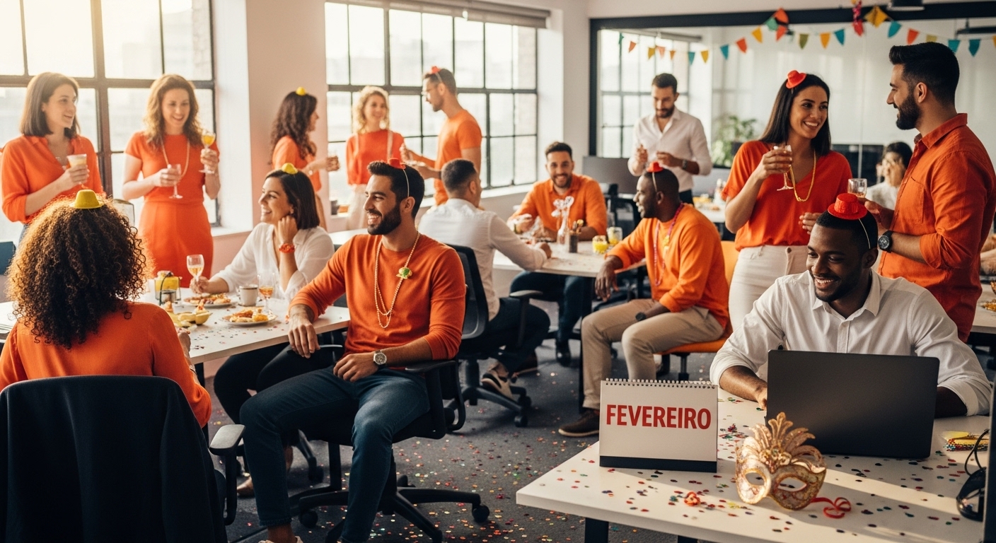 Carnaval é feriado ou abono de horas? RH analisando regras trabalhistas e calendário