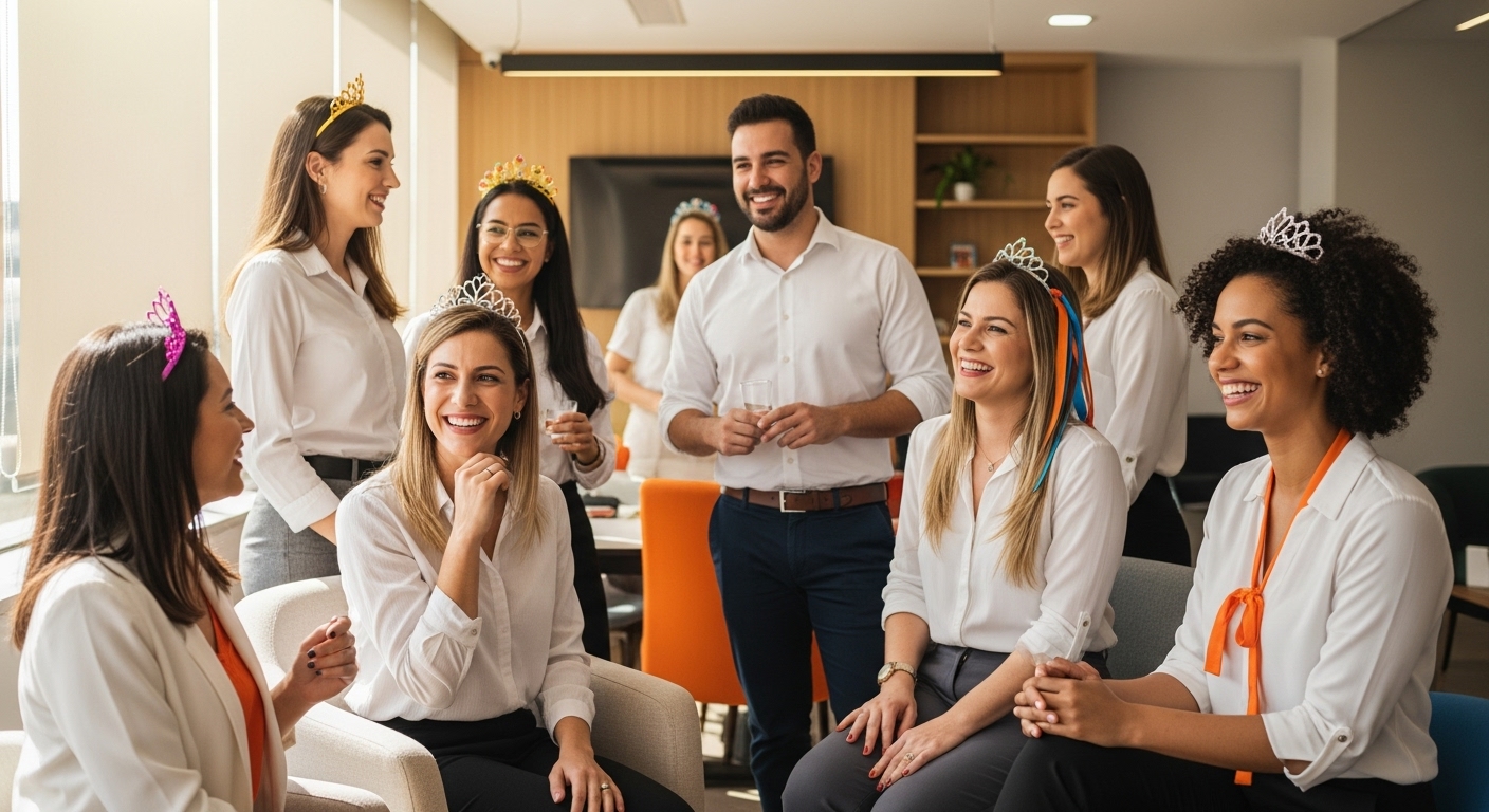 ideias de ações de Carnaval na empresa para engajamento do time